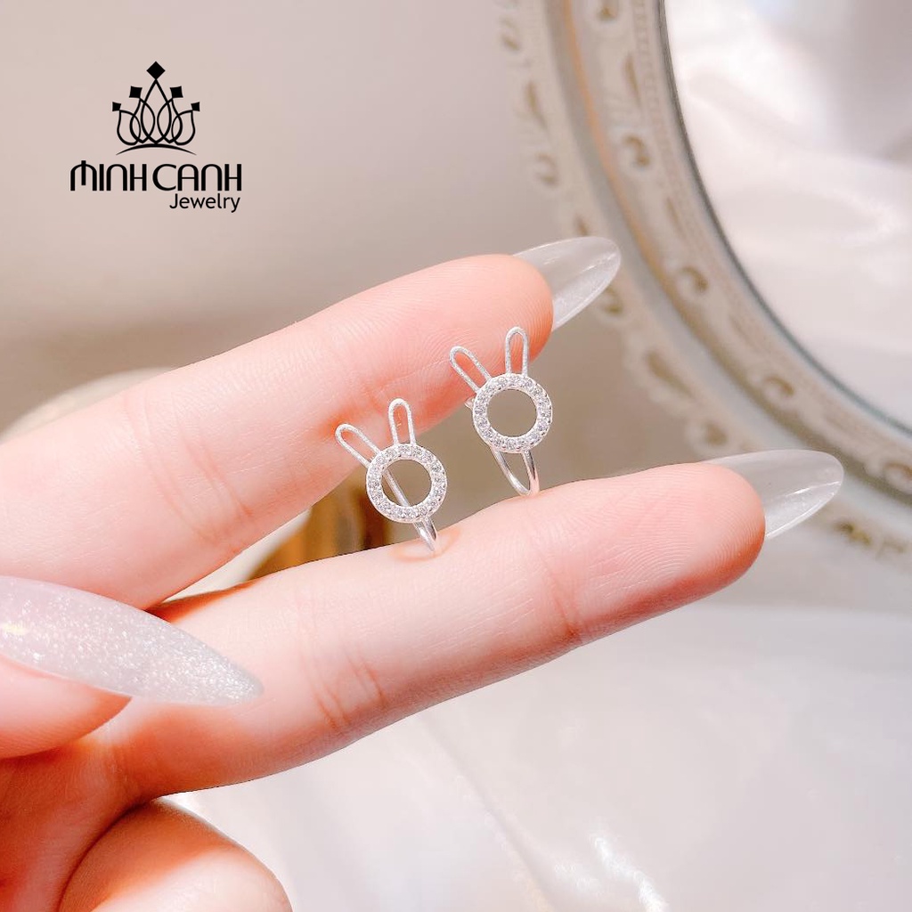 Bông Tai Bạc Thỏ Kẹp Minh Canh Jewelry