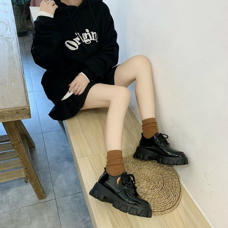 Giày bốt da dây cột phong cách Hàn Quốc cho nữ | BigBuy360 - bigbuy360.vn