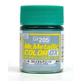 Sơn mr hobby metallic gx205 metal green