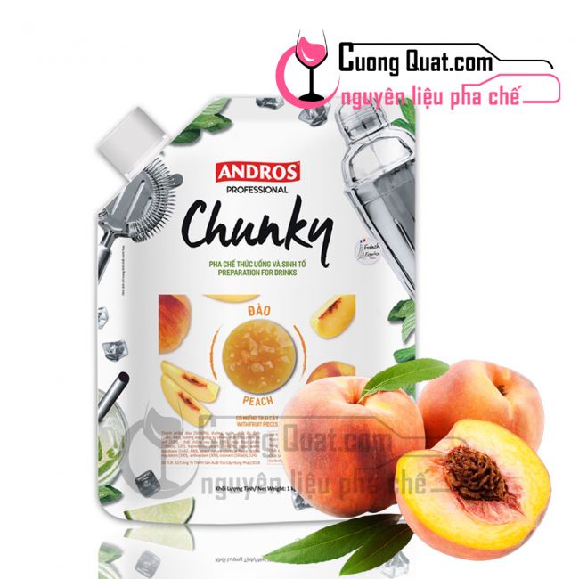 Mứt trái cây Chunky Andros Đủ Mùi 1KG