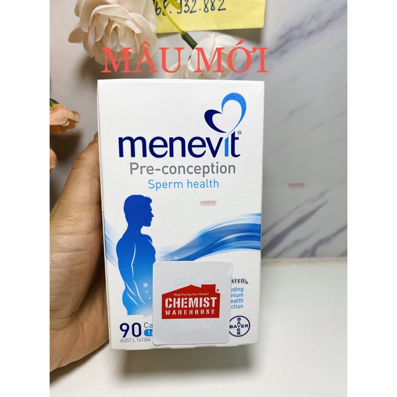 (Đủ Bill+Tem Chemist) Viên Uống Tăng Chất Lượng Tinh Trùng Menevit | BigBuy360 - bigbuy360.vn