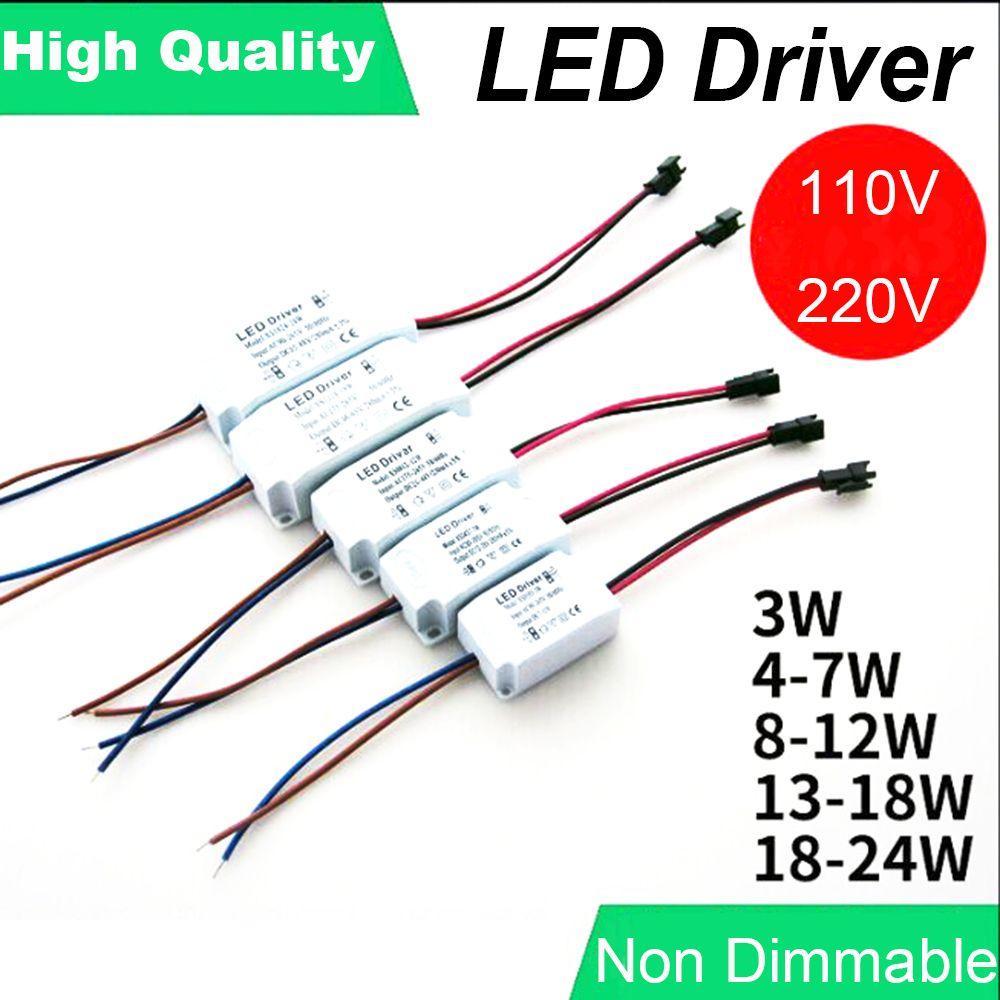 Công Tắc Đèn LED 3-24W AC 85-265V