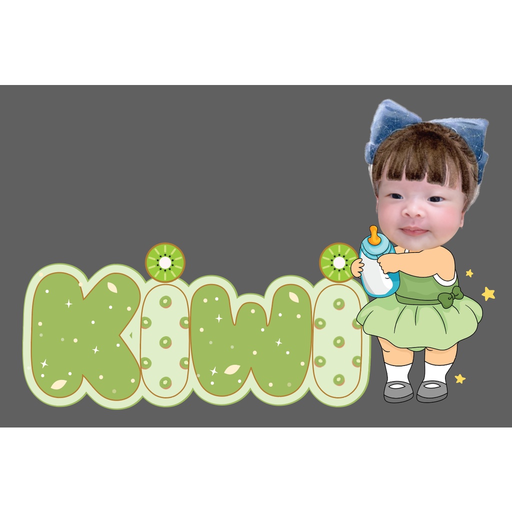 Chibi kèm tên bé