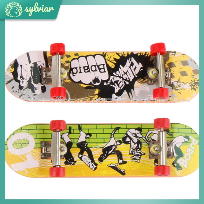 Ván Trượt Ngón Tay Mini Bằng Hợp Kim Sáng Tạo Kèm Phụ Kiện Cho Bé