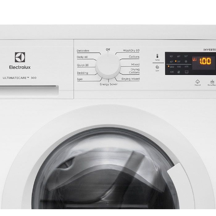 Máy Giặt/Sấy ELECTROLUX 8.0/5.0Kg EWW8025DGWA - Giặt nước nóng, Khóa trẻ em, Giặt hơi nước Vapour