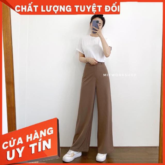 QUẦN TÂY SUÔNG DÁNG SIÊU DÀI 100cm vải dày đẹp ko giãn- hình thật shop chụp | BigBuy360 - bigbuy360.vn