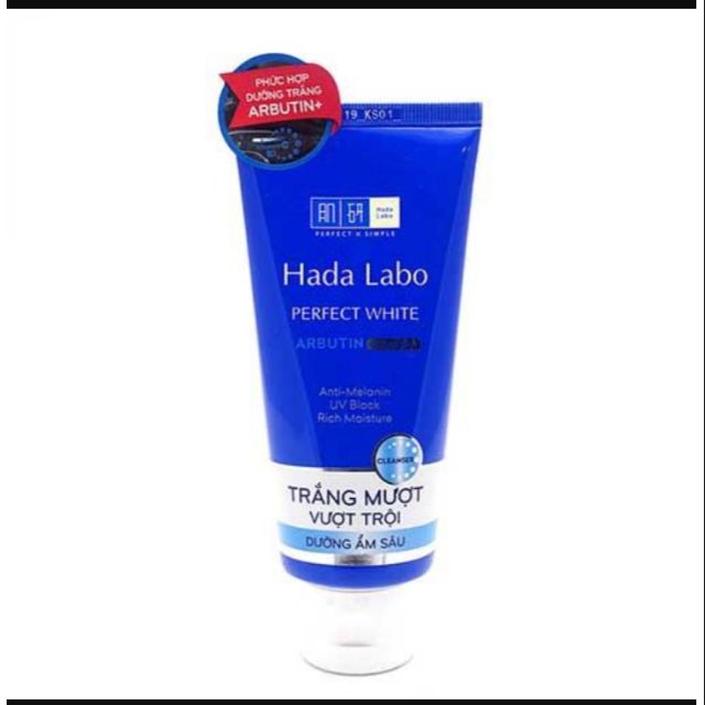 Sữa rửa mặt Hada labo màu Xanh