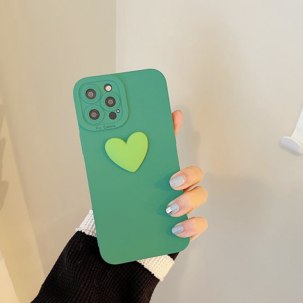 Ốp điện thoại mềm hình trái tim nhỏ 13 proamx 12 pro max 11 pro max xs max 13 romax xr x 7plus 8plus