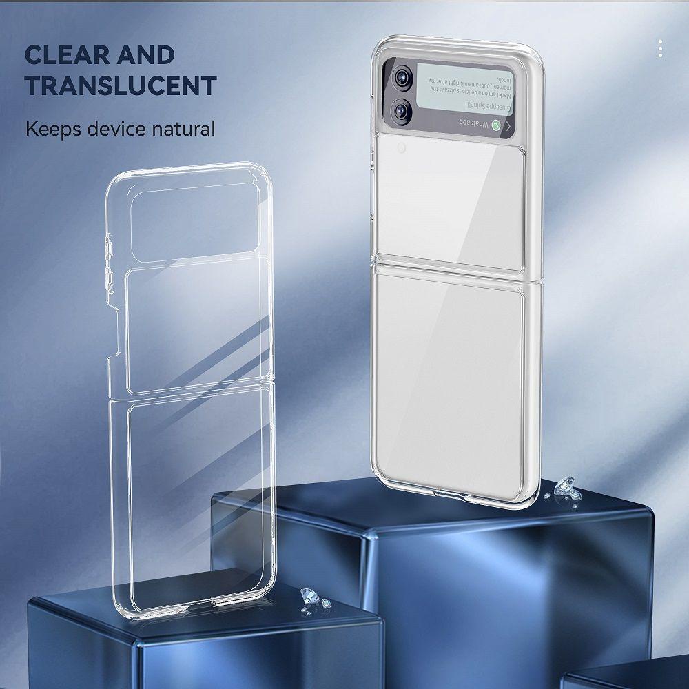 MYRONGVN Ốp Điện Thoại Trong Suốt Bảo Vệ Cho Samsung Galaxy Z Flip 3 5G