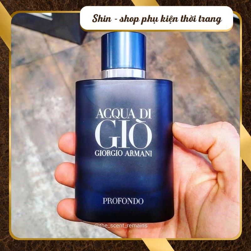 Nước hoa nam dầu thơm nam tính Acqua Di Giò Xanh Profumo 100ml lưu hương lâu mạnh mẽ cuốn hút - Shin Shop | BigBuy360 - bigbuy360.vn