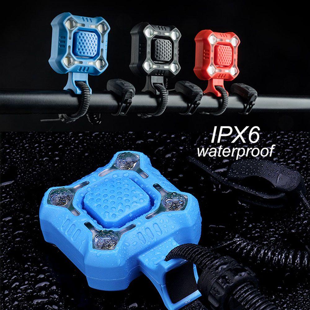 Chuông Điện Tử Chống Thấm Nước 1200mAh Sạc USB Dành Cho Xe Đạp