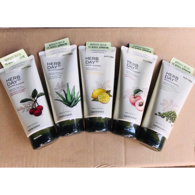 [Mã COS1904 giảm 8% đơn 300K] Sữa rửa mặt The Face Shop Herb Day 365 Cleansing Foam TFS 170ml | BigBuy360 - bigbuy360.vn