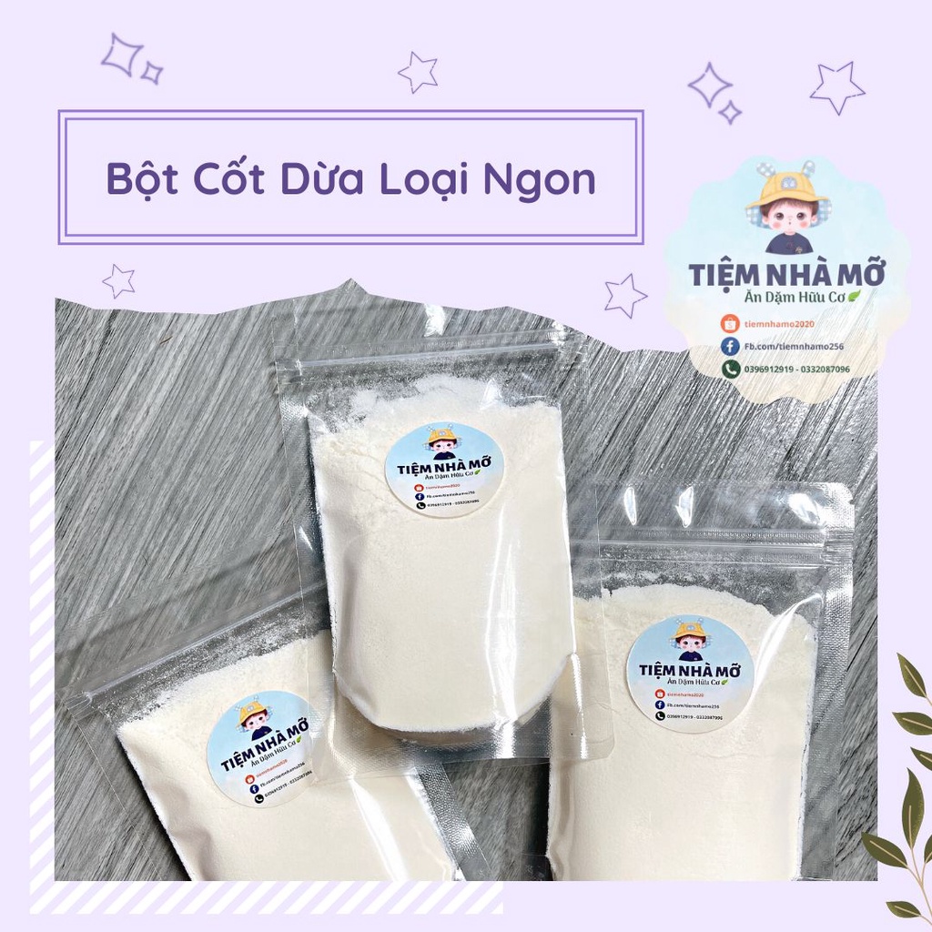 Bột Cốt Dừa Loại Ngon Làm Bánh,Nấu Chè,Kẹo Nougat,Làm Kem,... (sữa dừa sấy khô dạng bột)