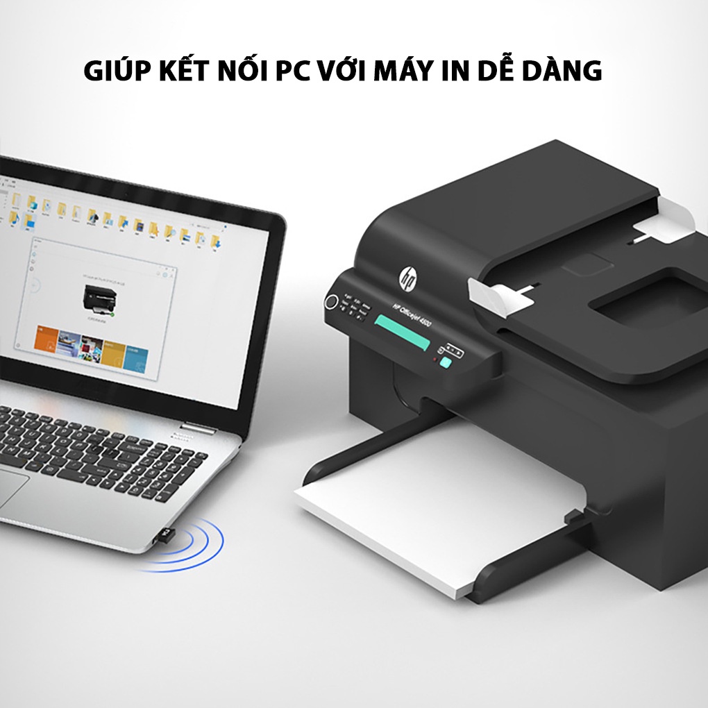 USB bluetooth 5.0 hỗ trợ kết nối không dây các thiết bị điện tử