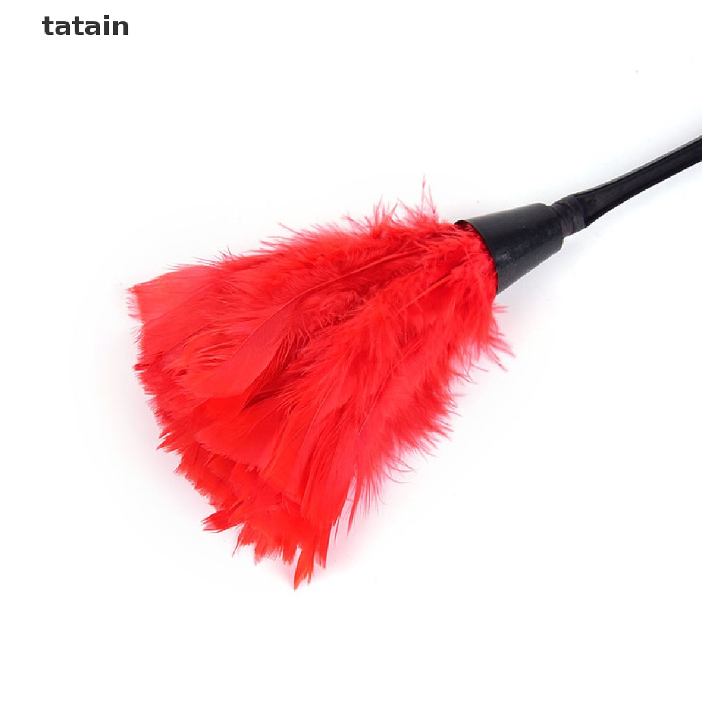 [TAT] Home Office Keyboard Clean Anti Static Turkey Feather Duster Cleaner Brush CVX