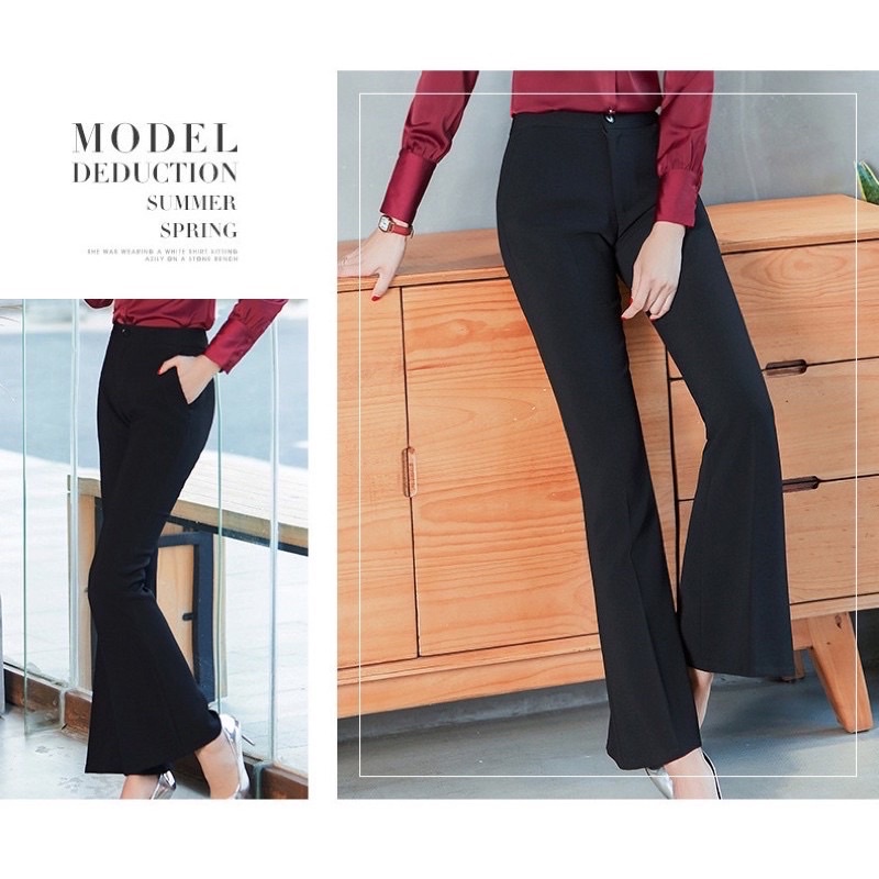 QUẦN ỐNG LOE NỮ DÀI 100cm Chất vải Tuyết Mưa Loại 1