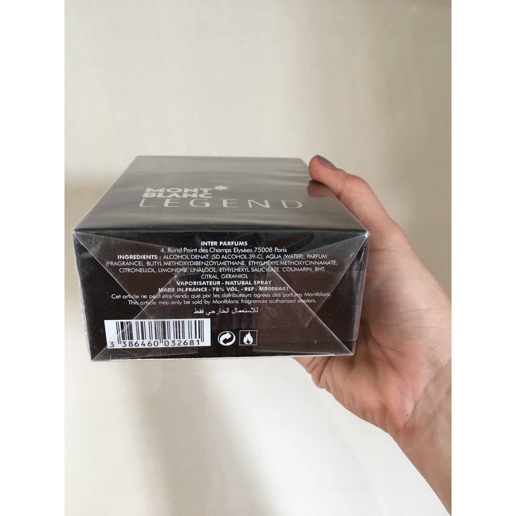 Nước hoa cao cấp Nam Montblanc Legend EDT 100ml
