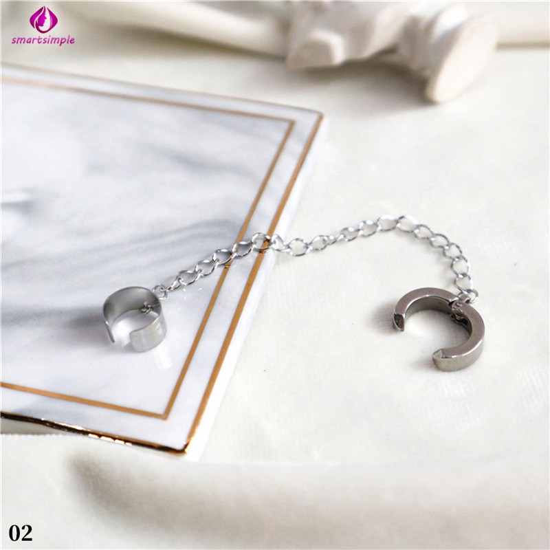 1 Đôi Khuyên Tai Inox Phong Cách Punk