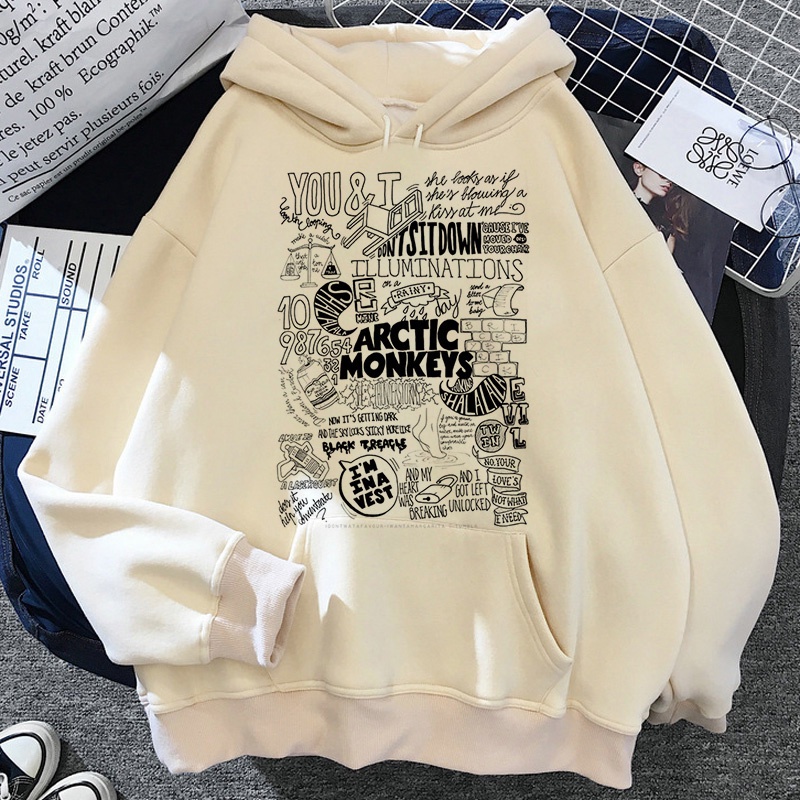 Áo Hoodie Arctic Monkeys Hàn Quốc grunge Cho Nam