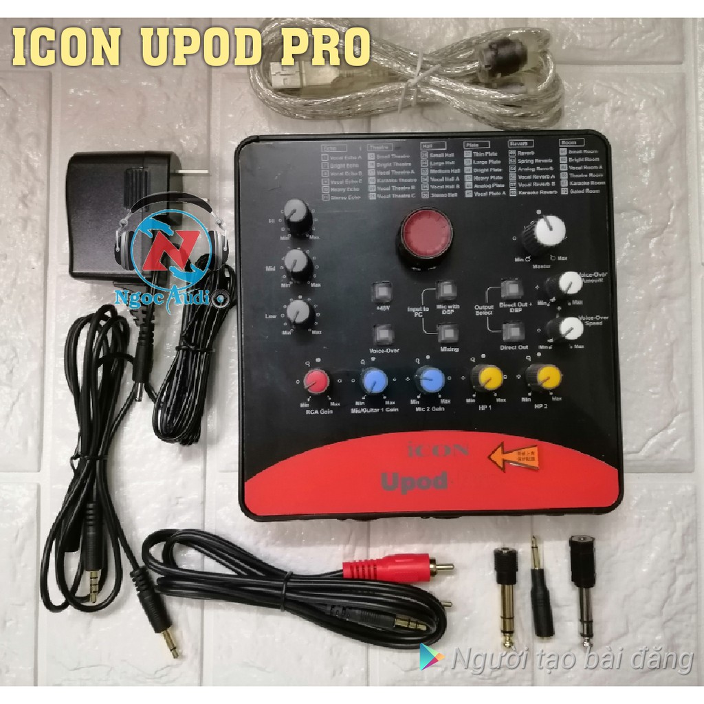 Combo Taksta PC K200 + Icon Upod Pro + Full Phụ Kiện ,kẹp bàn micro,màng lọc âm ,dây live stream ,tặng tai phone