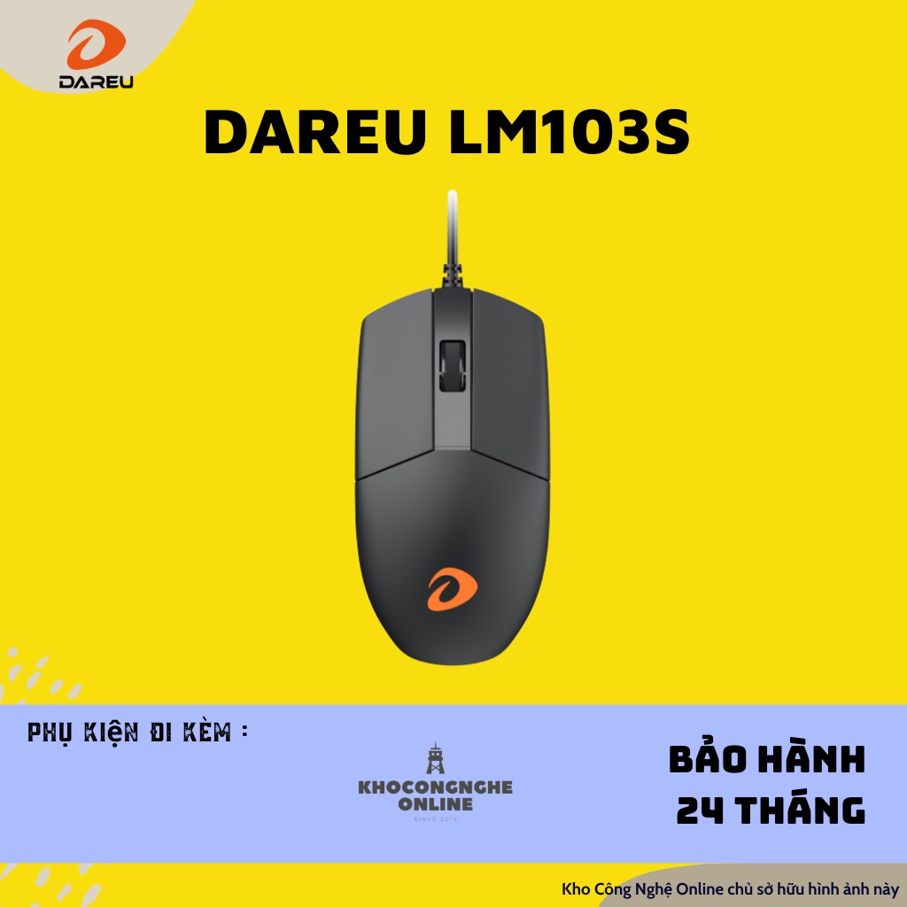 Chuột DAREU LM130s (RGB, USB)