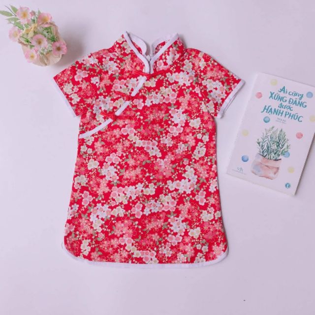 XƯỜN XÁM HOA ĐỎ CHO BÉ 7-14KG