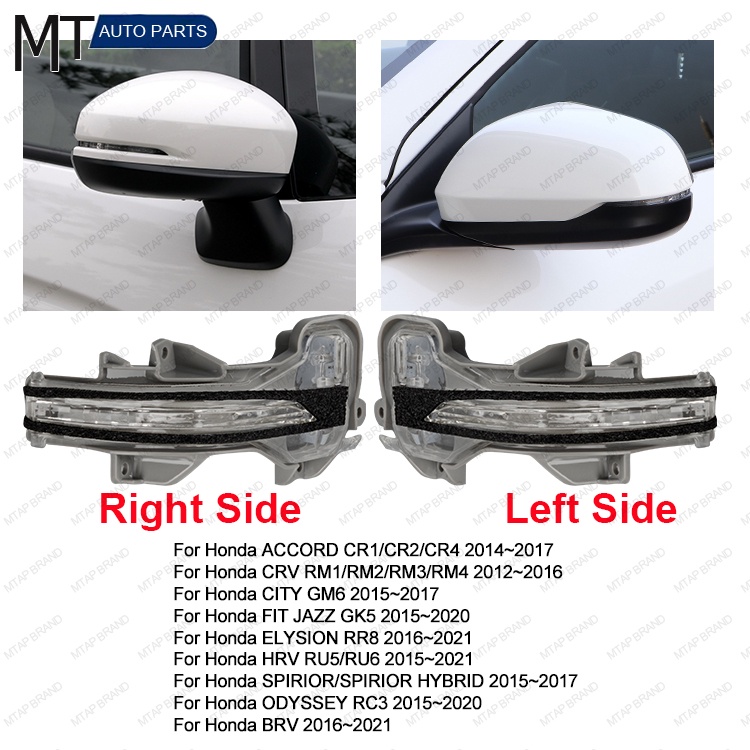 Đèn led Xi Nhan Gắn Gương Chiếu Hậu Cho honda crv / hrv / brv / jazz fit gk5 / city gm6 2014~2019 34300-t0a-h01 34350-t0a-h01