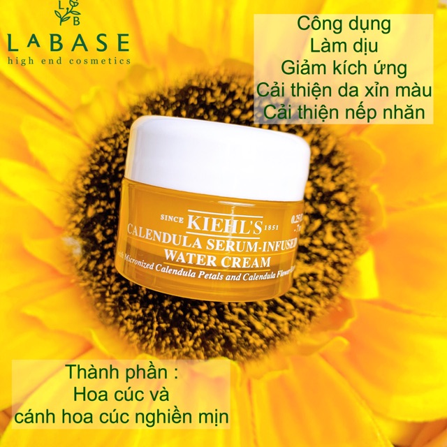 Kem dưỡng Hoa cúc Kiehl's Calendula Serum-Infused Water Cream