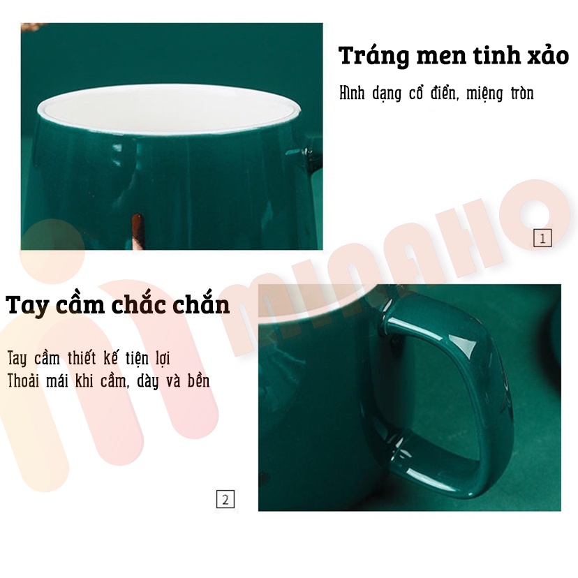 Cốc Hâm Nóng Kèm Đế Điện Và Thìa Mạ Vàng Cao Cấp Minaho - Bộ Cốc Hâm Nóng Dùng Được Cho Mọi Loại Cốc