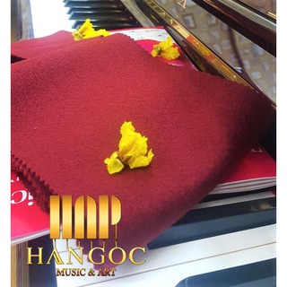 Phủ phím đàn Piano màu đỏ nhập khẩu từ Hàn QUốc với chất vải tuyệt vời