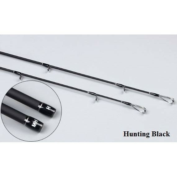 Bộ combo cần câu lure Hunting Black 2 ngọn H / MH Máy câu đứng expert full kim loại