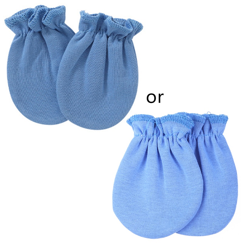 1 Đôi Găng Tay Cotton Mềm Chống Xước Cho Bé Sơ Sinh