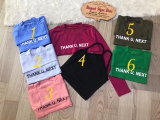 [XẢ KHO]SET ÁO CROPTOP 2 MÓN THANK YOU, NEXT