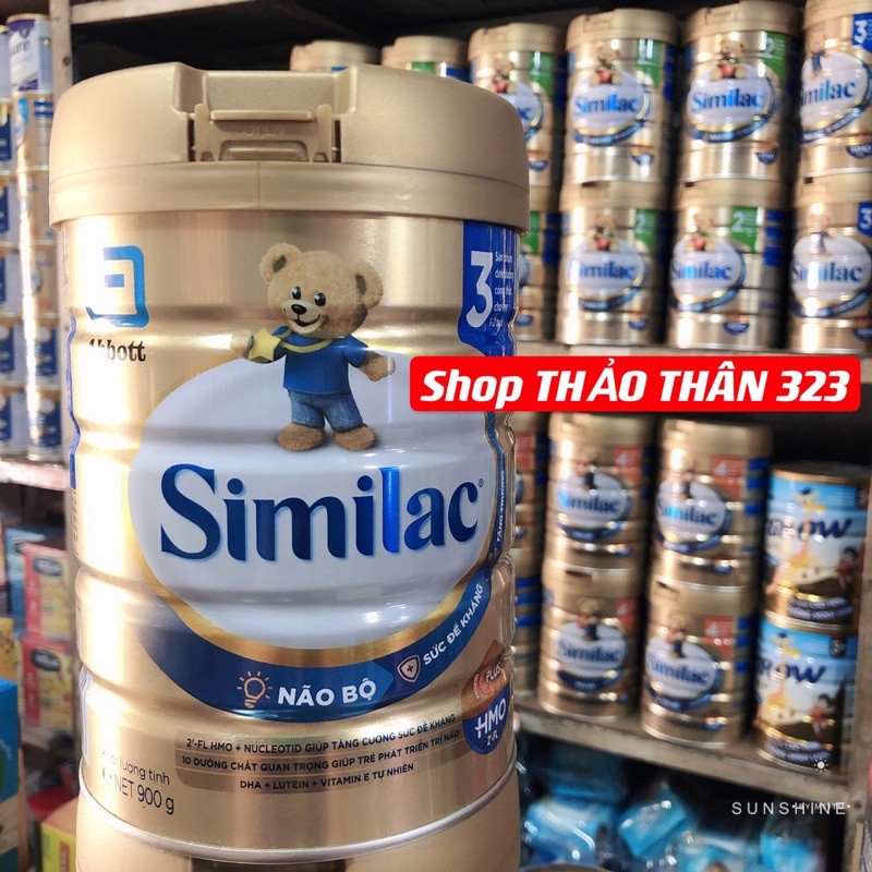 Date 2022- Sữa Bột Similac IQ HMO 1, 2, 3, 4 Lon 900gram