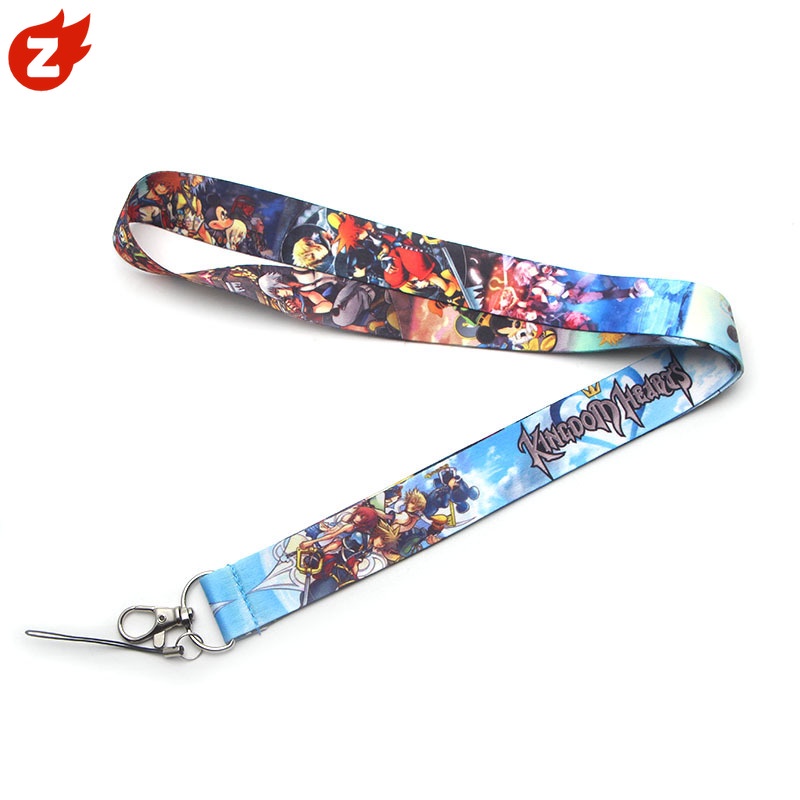 1 Dây Đeo Thẻ ID Họa Tiết Kingdom Hearts Dễ Thương