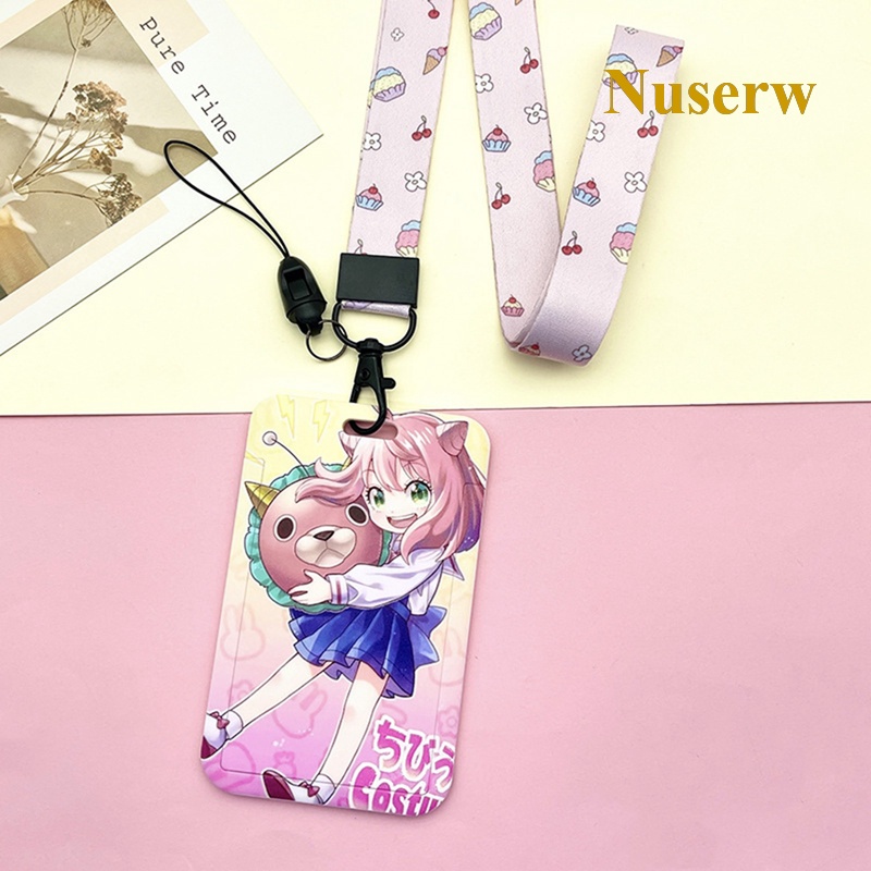 Dây Đeo Thẻ ID / Chìa Khóa / Điện Thoại Họa Tiết Hoạt Hình Anime SPY x Cho Gia Đình