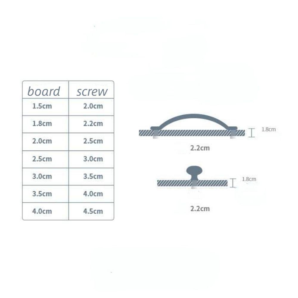 NICKOLAS Tay Nắm Ngăn Kéo Tủ, Tủ Chén, Phòng Ngủ