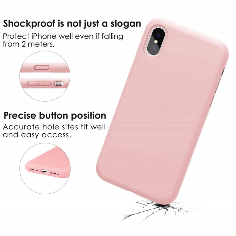 Ốp Lưng Silicone Mềm Màu Trơn Chống Trượt Cho Oppo A8 A91 Reno 3 Pro Find X2 Pro A52 Ace 2 A92S