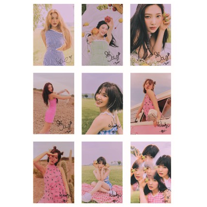 LOMO CARD 35 ẢNH Red VelVet - THE REVE FESTIVAL DAY 2 CONCEPT PHOTO Có chữ ký