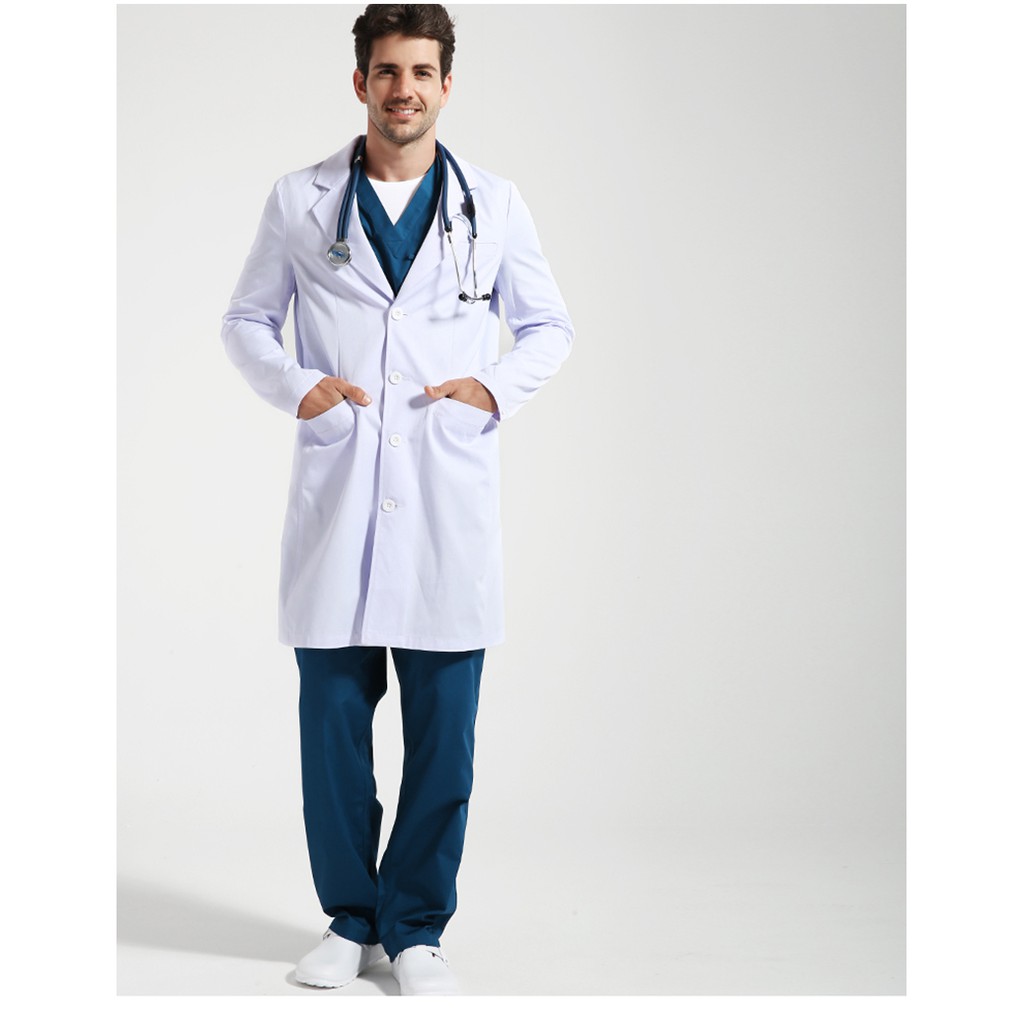 Áo Blouse (Blu) bác sĩ nam/nữ dài tay hàng xuất khẩu - Blouse Bình An - Hàng cao cấp