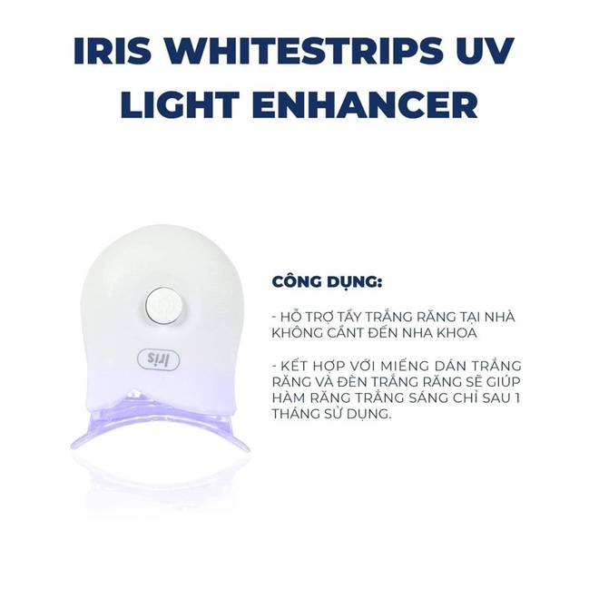 Đèn LED làm trắng răng IRIS WHITESTRIPS UV LIGHT ENHANCER