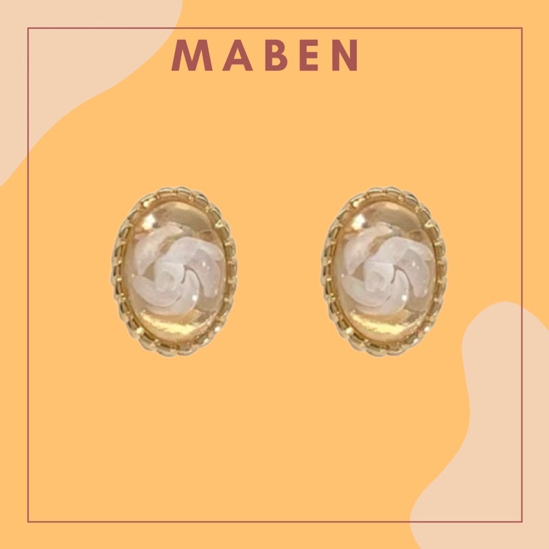 Hoa tai nhỏ phong cách cổ điển - Maben