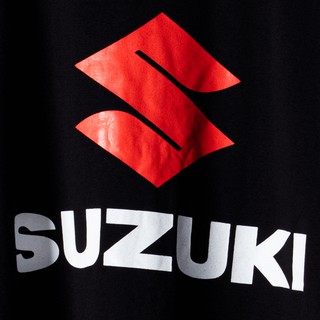 Áo thun cổ tròn SUZUKI YOSHIMURA màu đen