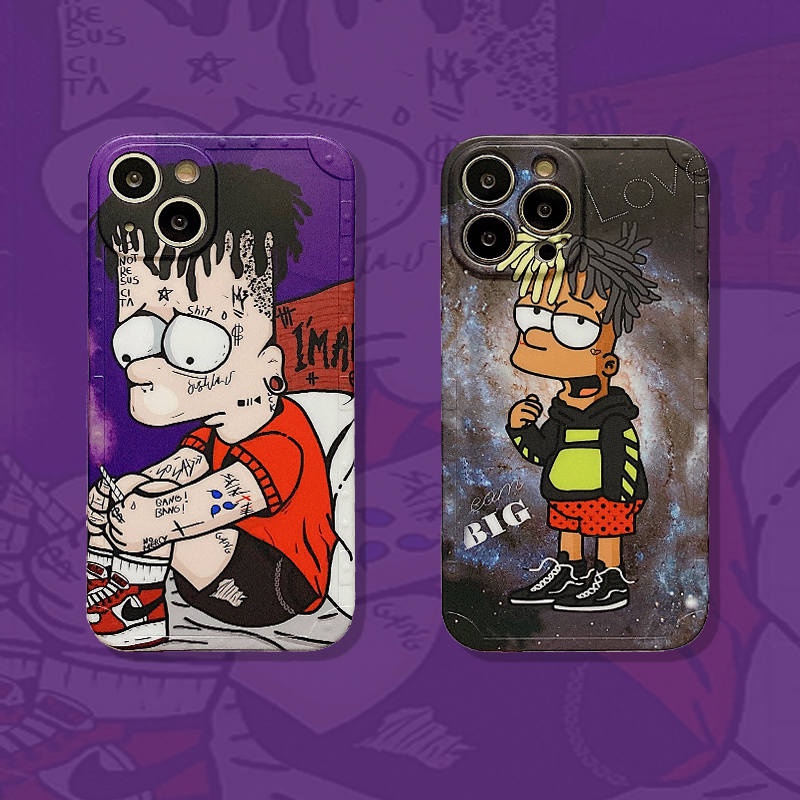 Ốp Điện Thoại In Hình Simpson Cho iPhone13Pro iP12Pro iPhoneXR iPhone11 12Promax 13Promax 11 12 13