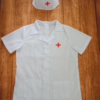 áo bác sỹ kèm mũ danh cho các bé
