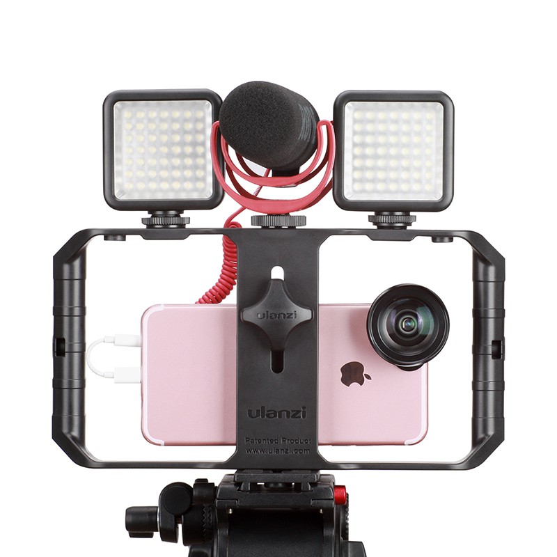 Phụ kiện Vlog - Tay cầm chống rung cho điện thoại Ulanzi U-rig Pro
