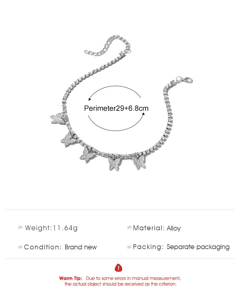 Lắc Chân Đính Đá Hình Bướm Xinh Xắn Cho Nữ | BigBuy360 - bigbuy360.vn