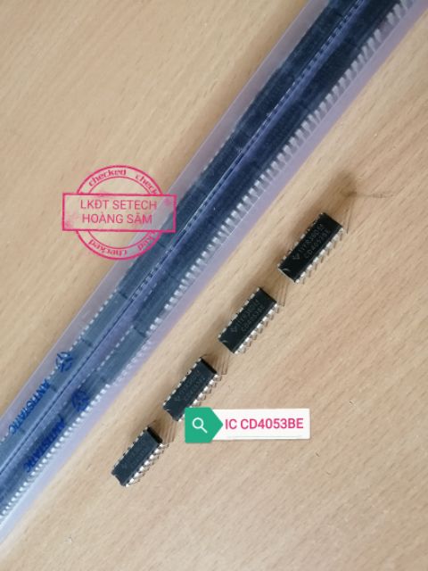 IC số CD4053 cắm CD4053BE chân cắm DIP16