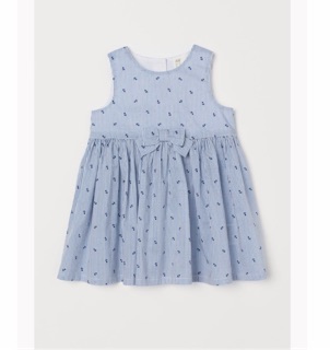 Váy H&M - Váy Cotton Bướm, Cherry Size (2Y-4Y) - H&M JP