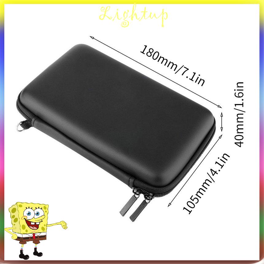 Túi cứng đựng máy chơi game Nintend 3DS LL bằng EVA màu đen